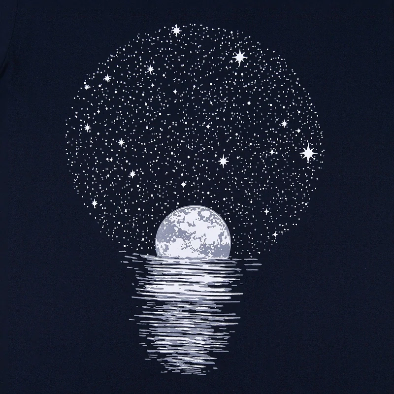 Pánské bavlněné tričko s vtipným potiskem Hvězdná žárovka, L