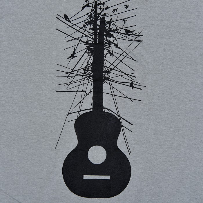 Pánské bavlněné tričko s vtipným potiskem Kytara dráty, XL