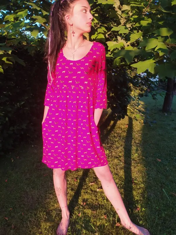 Letní šaty krátké 037