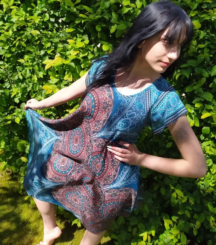 Letní šaty etno 006