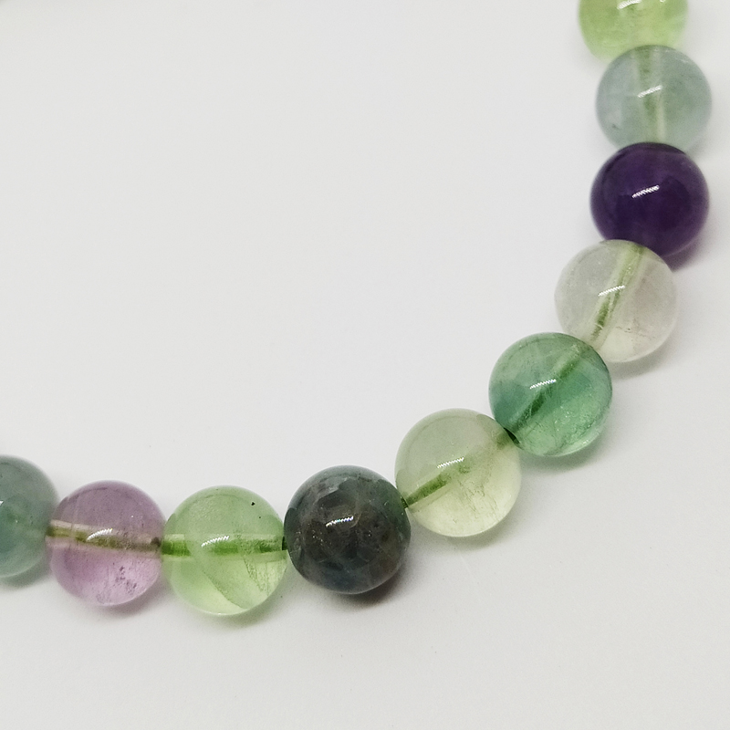 Náramek Fluorit 10 mm