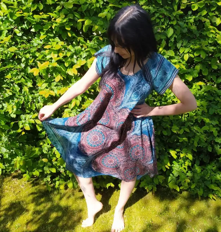 Letní šaty etno 006