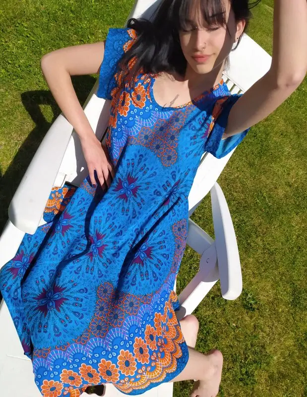 Letní šaty etno 007