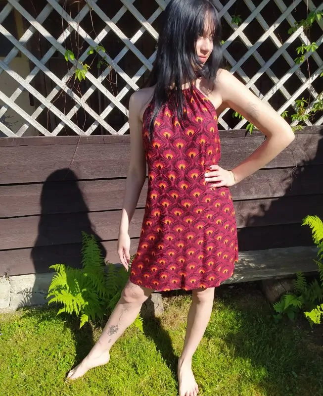 Letní šaty krátké 041