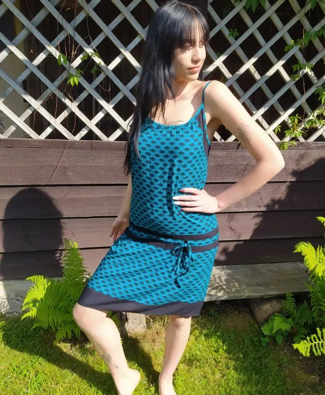 Letní šaty krátké 042