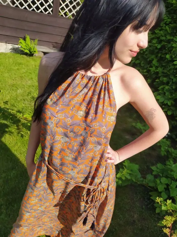 Letní šaty dlouhé 048