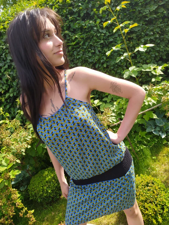 Letní šaty krátké 061