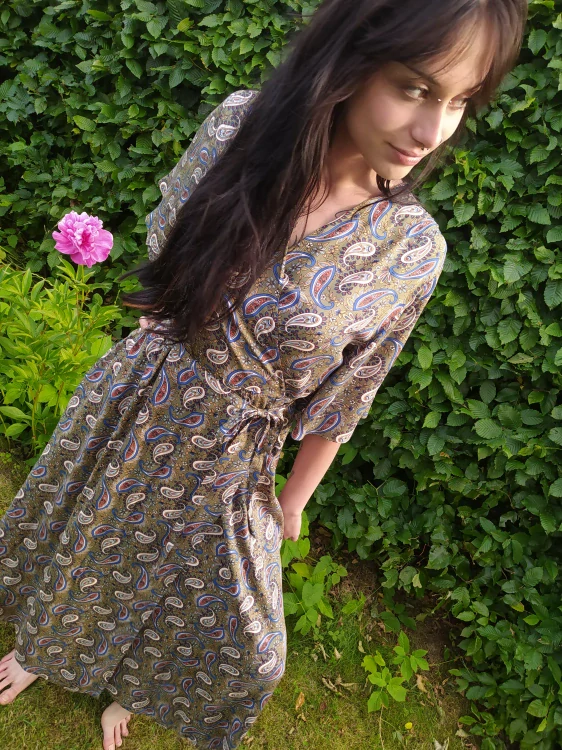 Letní šaty dlouhé 056