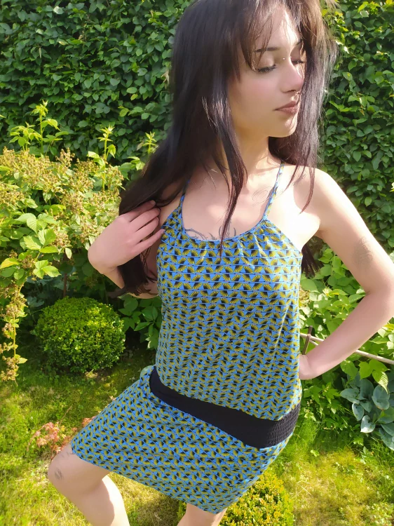 Letní šaty krátké 061