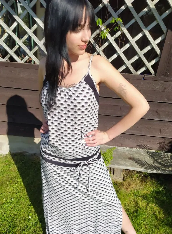 Letní šaty dlouhé 044