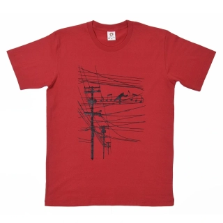 Pánské bavlněné tričko s vtipným potiskem Hudba dráty