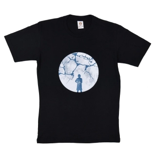 Pánské bavlněné tričko s vtipným potiskem Skleněný Měsíc