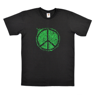 Pánské bavlněné tričko s vtipným potiskem Peace