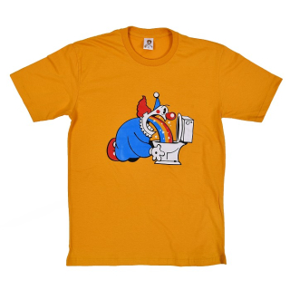 Pánské bavlněné tričko s vtipným potiskem McClown