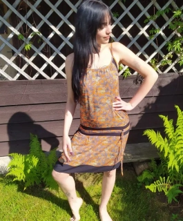 Letní šaty krátké 043