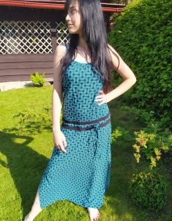 Letní šaty dlouhé 043