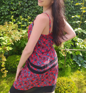 Letní šaty krátké 045