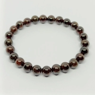 Náramek Granát indický 8 mm