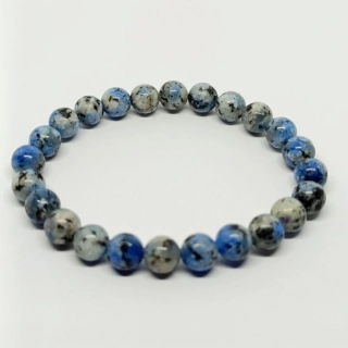 Náramek Jaspis modrý 8 mm